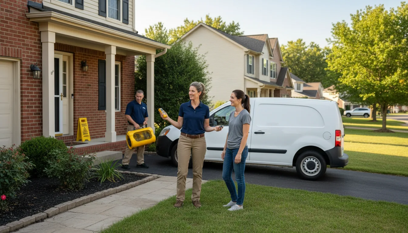 Water restoration image for Dehumidification And Cleanup Services in Moyock, NC